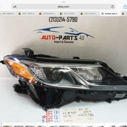 1 broken tab 2018-2020 TOYOTA CAMRY SE LE RIGHT LED HEADLIGHT 2019 OEM UF99295