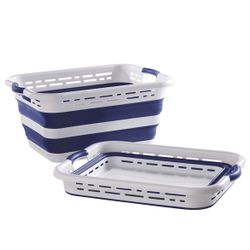 Pop N' Load Collapsible Laundry Basket 2-pack=Z8-314