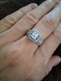 925 Sterling Silver Engagement Ring