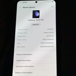 Samsung Galaxy S23 FE 5G 128GB Unlocked 