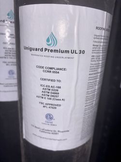 Roof underlayment UL30