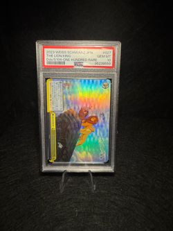 2023 WEISS SCHWARZ JAPANESE DISNEY 100 THE LION KING RARE HOLO GEM MINT PSA 10