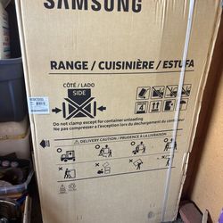 Samsung brand new range and microwave