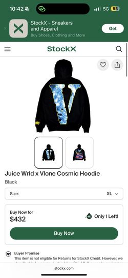 Juice Wrld X Vlone Cosmic Hoodie
