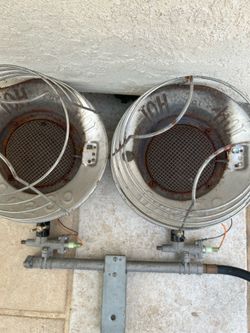 Double tank top  Propane space heater