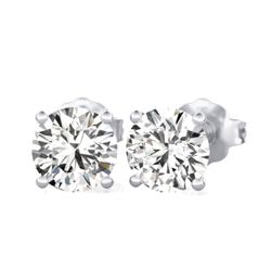 💎 Heart & Arrows Cut Screw Back Earrings - 3.0 TCW