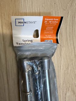 24-48 spring tension curtain rods
