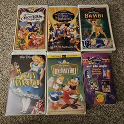 Disney VHS Tapes