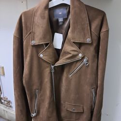 H&M Brown Suede XL Jacket 