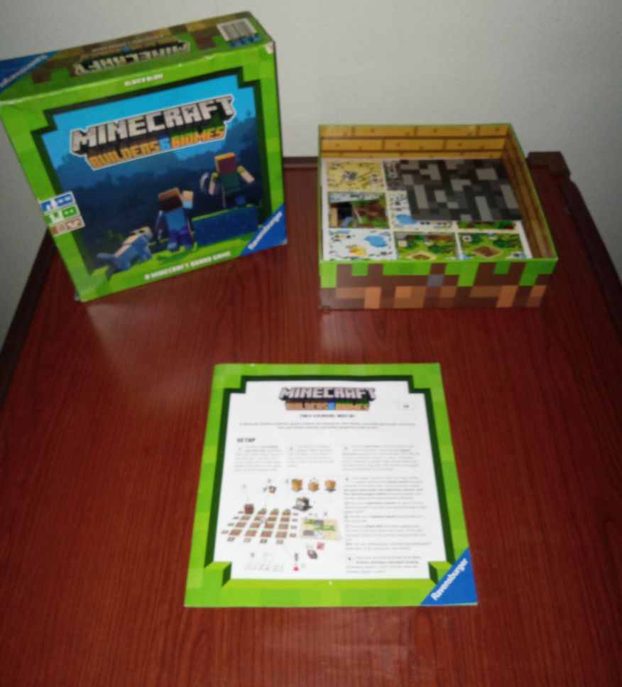 Minecraft Builders And Biomes Board game 