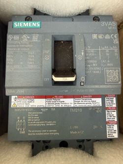 Siemens commercial/industrial breakers, unused