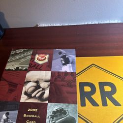 2002 Post Cereals Baseball Card Collector's Book with 30 Topps cards