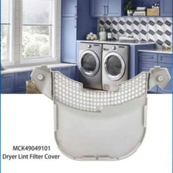 Lg 2pc MCK1 Dryer Lint Trap Filter Screen Housing Cover Guide Compatible with LG Dryer Replace AP EAP PS 1464160

MCK49049