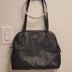 Kate Spade Black Pebbled Leather Handbag 