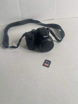 Nikon Coolpix B500 16.0MP Digital Camera Black w/40x Zoom Bundle Tested