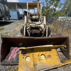 Massie Ferguson Tractor And Box Blade