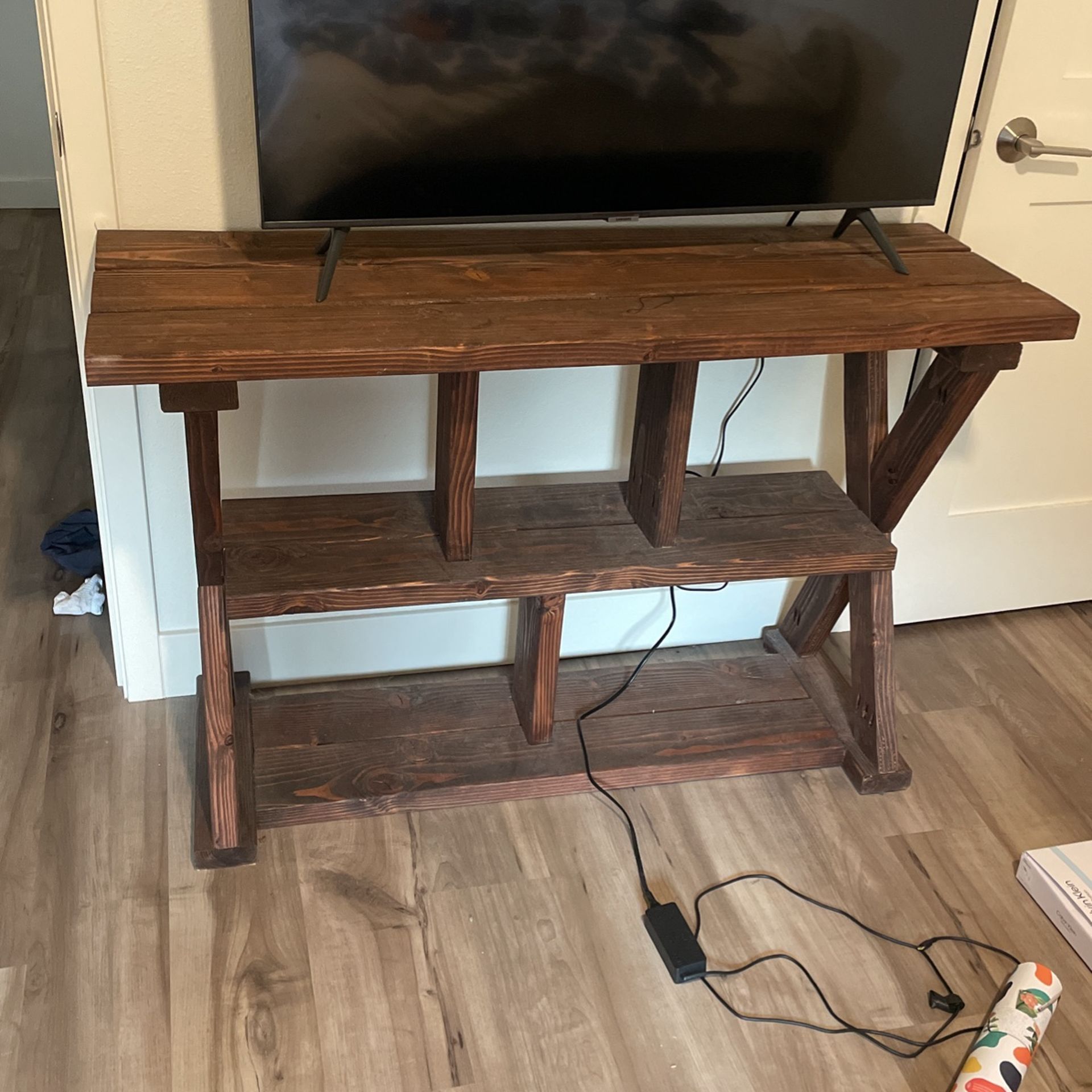 Wooden TV Stand/ Shelves 