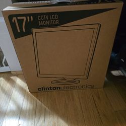 17" CCTV LCD Monitor CLINTON ELECTRONICS 
