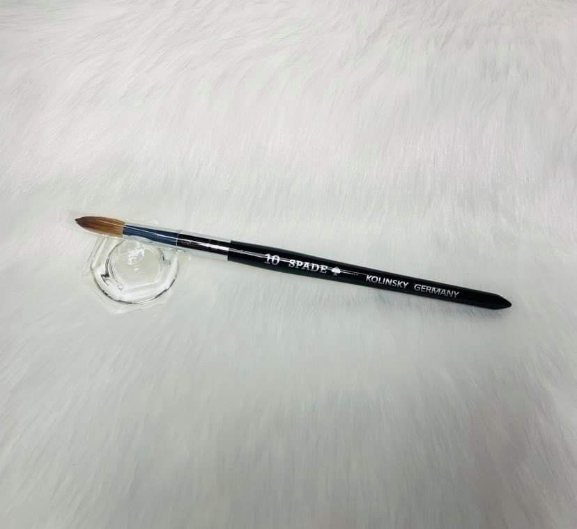 Nail Supplies 🌸Real Kolinsky Acrylic Brush #10
