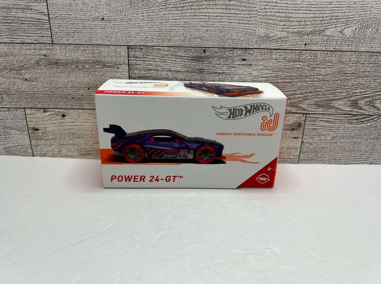 Hot Wheels id Uniquely Identifiable Vehicle Purple / Red ‘2018 Power 24 - GT / Limited Run Collectible • Die Cast Metal • Made in Malaysia 