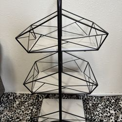 3 Tier White Marble Rack 