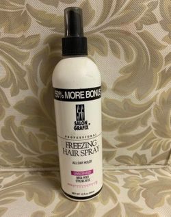Salon grafix freezing hair spray