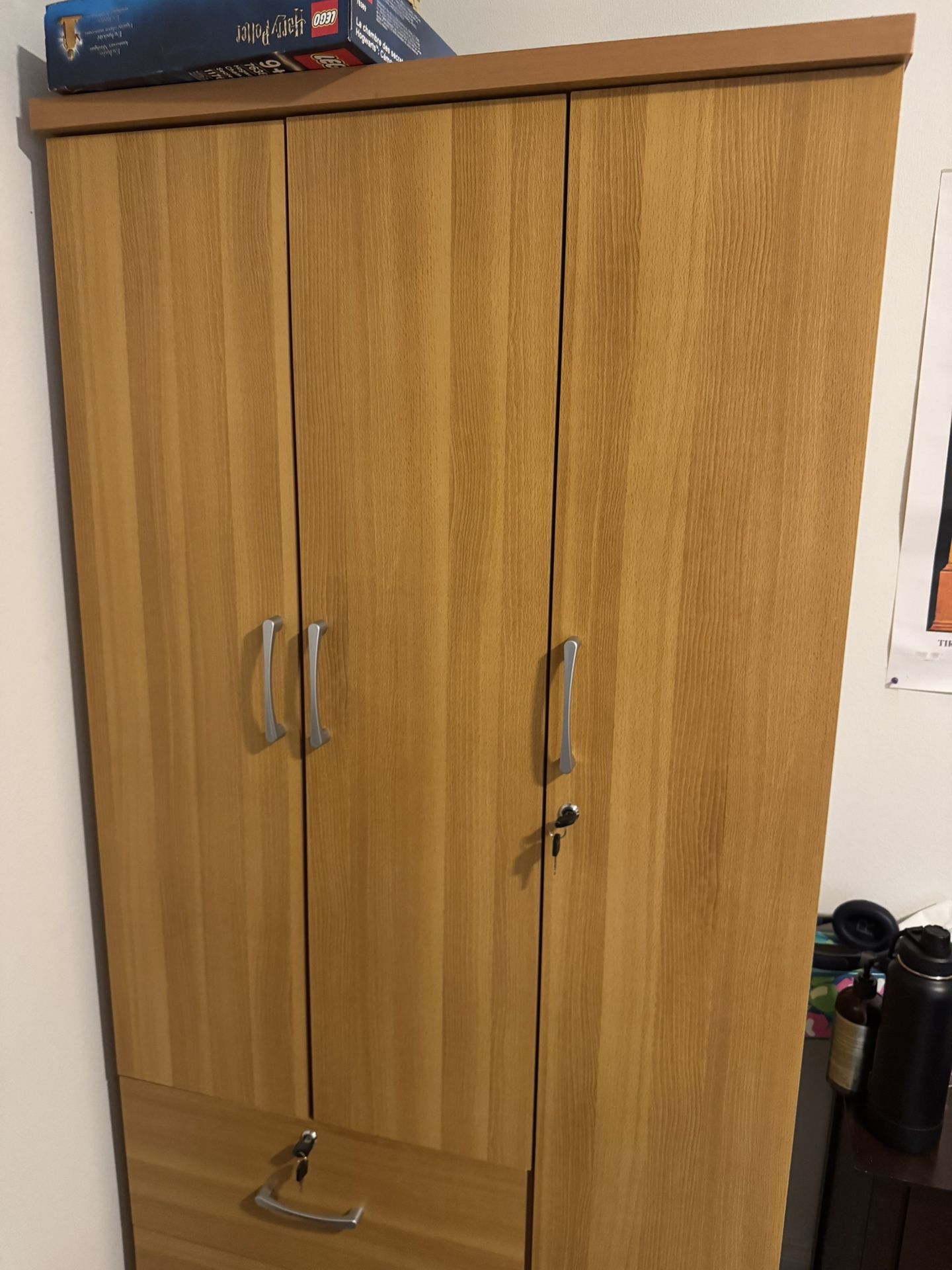 3 Door Armoire