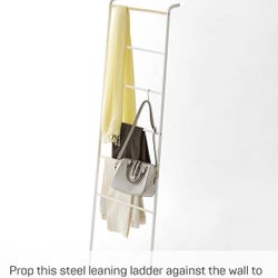 Home Leaning Ladder Rack, Space Saving Steel