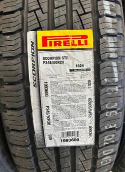 Set of brand new Pirelli ScorpionSTR tires 245/50R20  102H $680 with installation