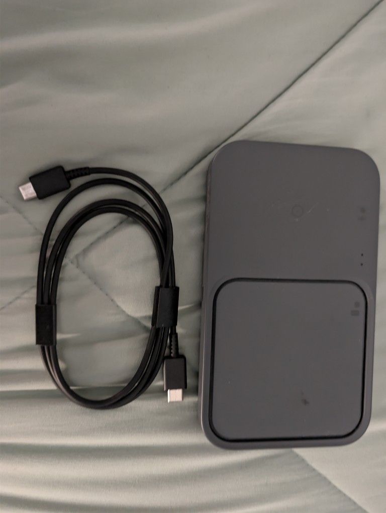 Samsung 15W Duo Fast Wireless Charger Pad - Dark Gray