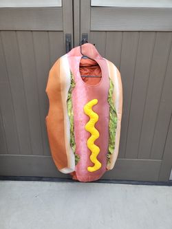 Hot dog kids costume