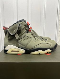 Jordan 6 Travis Scott Olive $260 sz 9.5