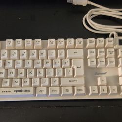 White Gaming Keyboard