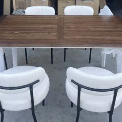 Rectangular 63'' L x 35.5'' W Solid Wood Dining Table