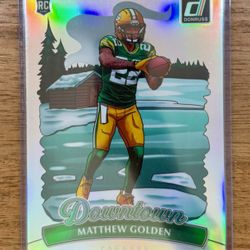 2025 Donruss MATTHEW GOLDEN #18 JUMBO Downtown RC Oversized Toploaded Green Bay