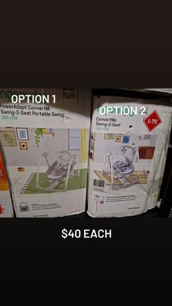 New/See Details! Ingenuity ConvertMe 2-in-1 Portable Baby Swing & Infant Seat (#774) (#1089)