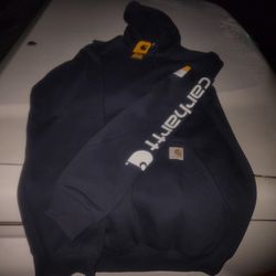 Men's Navy Blue Carhartt Sweatshirt 