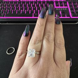 Beautiful 925 Ring 3 Ct Stone 