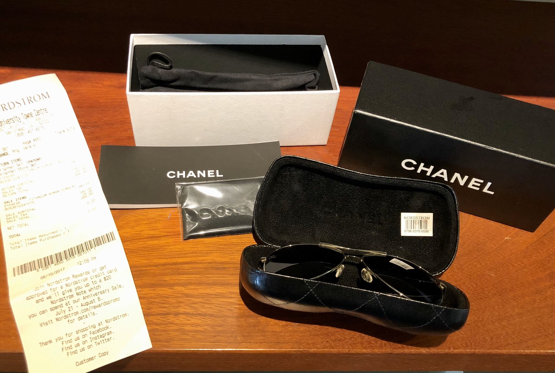 CHANEL Aviator Sunglasses