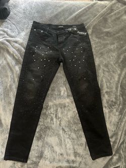 Black Purple jeans