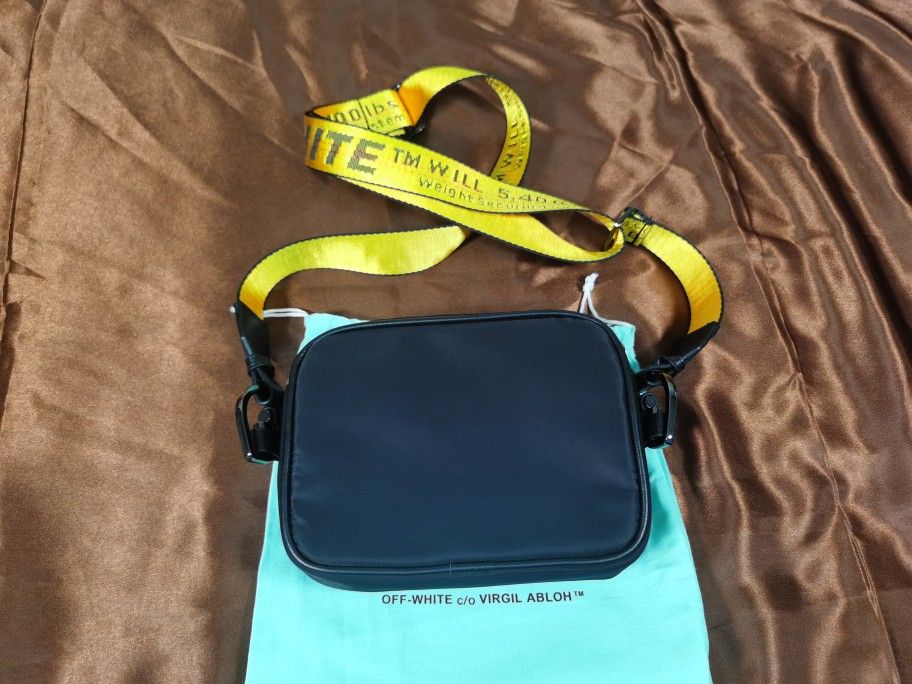 Off-White Nylon Crossbody Bag