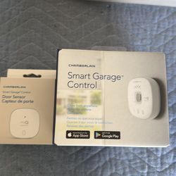 Chamberlain MYQ wireless smart garage control hub and door sensor