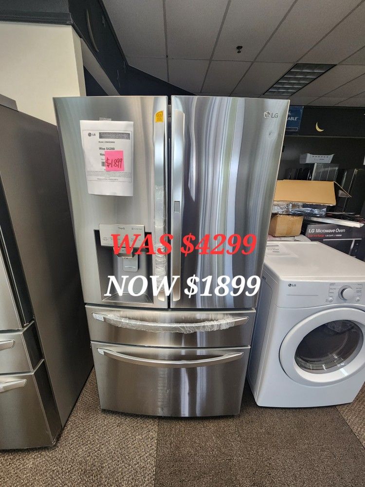 30 Cu. Ft. 4 Door French Door Refrigerator, Door IN Door, Full Convert Drawer, Craft Ice Maker