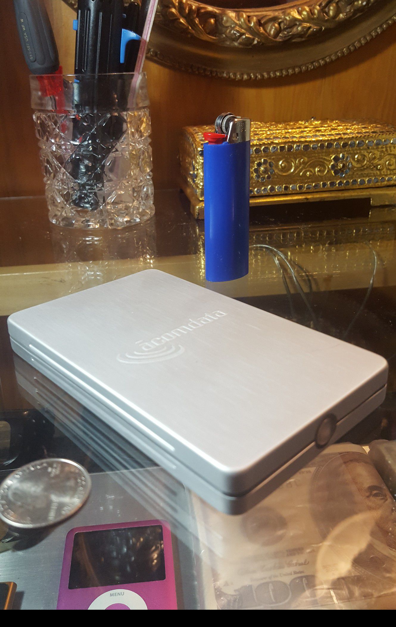 SOLD OUT -Portable Hard Drive - Storing Pics, Home-made Movies, Music, Files up to 80GB [Silver]
