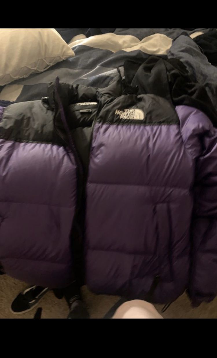 Large north face puff jacket