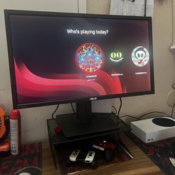 4K ASUS 32inch monitor built in speakers, freesync crosshair 1ms response time