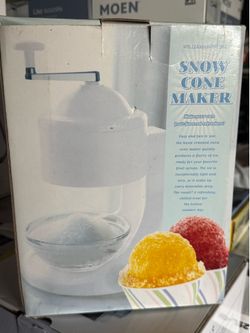 📦 Vintage Williams-Sonoma Manual Snow Cone Maker & Shaved Ice Kit (In Box)
