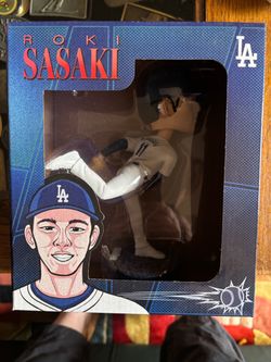 4 NEVER OPENED DODGER BOBBLEHEADS