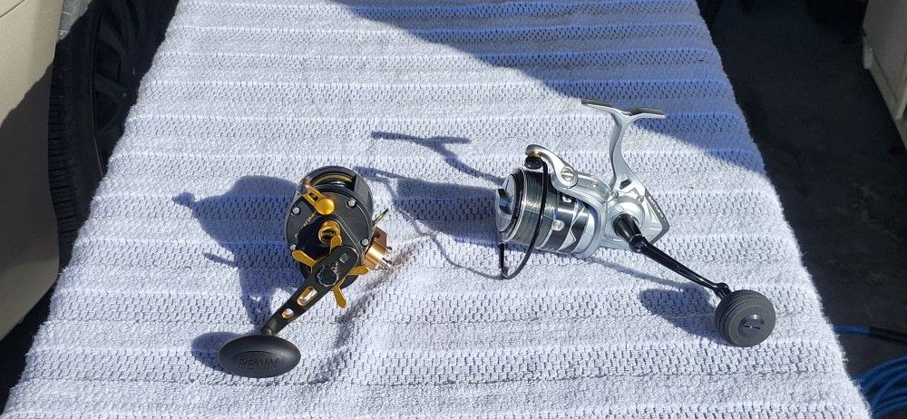 Penn fathom 25&a penn battle IV dx 6000 neither reel have been in the water. $260 or trade?
