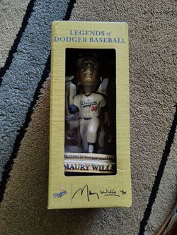 Maury Wills Bobblehead 2020 Los Angeles Dodgers!